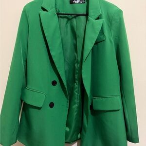 Misguided Green Blazer